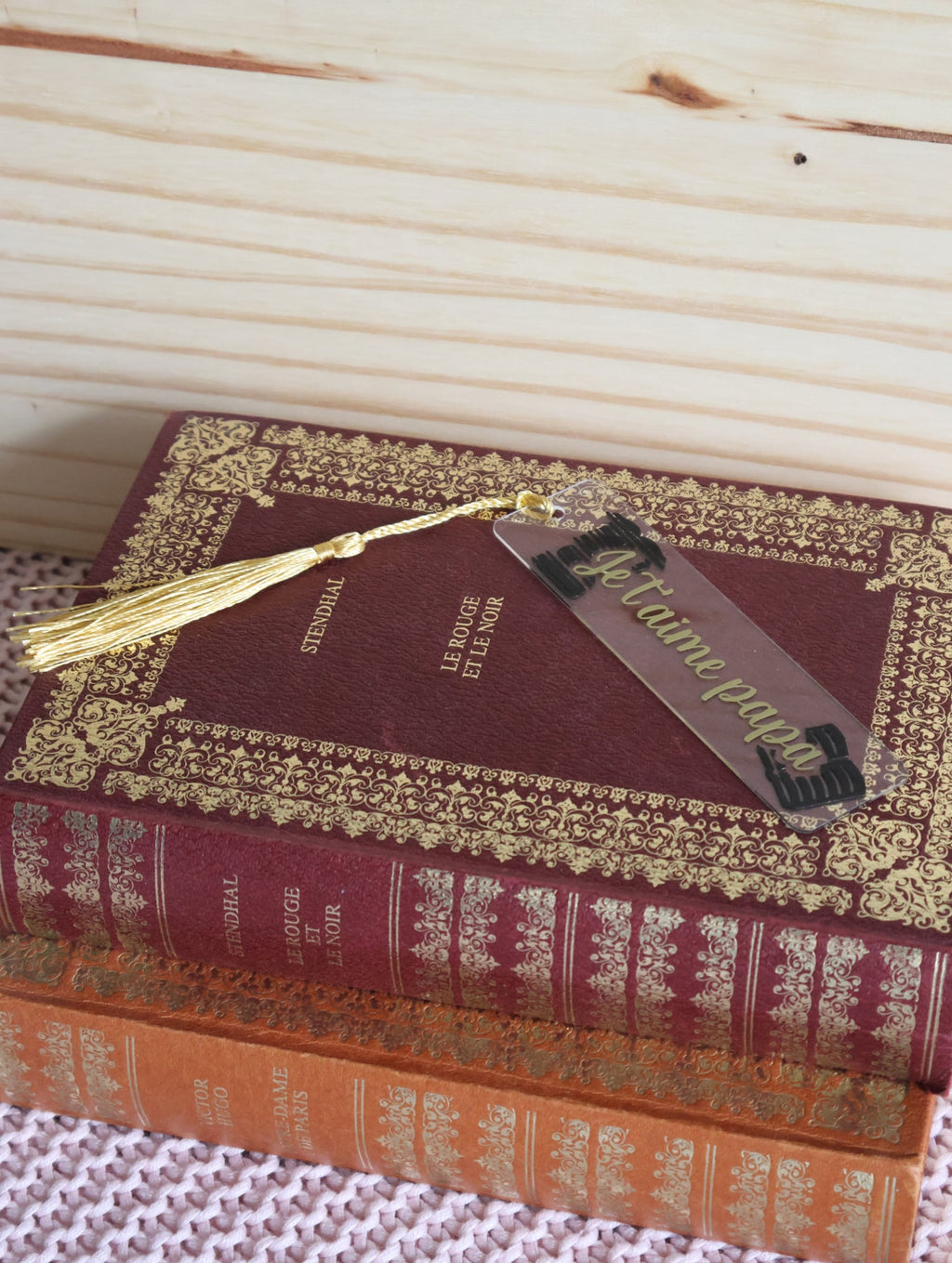 Marque page " Je t'aime Papa "