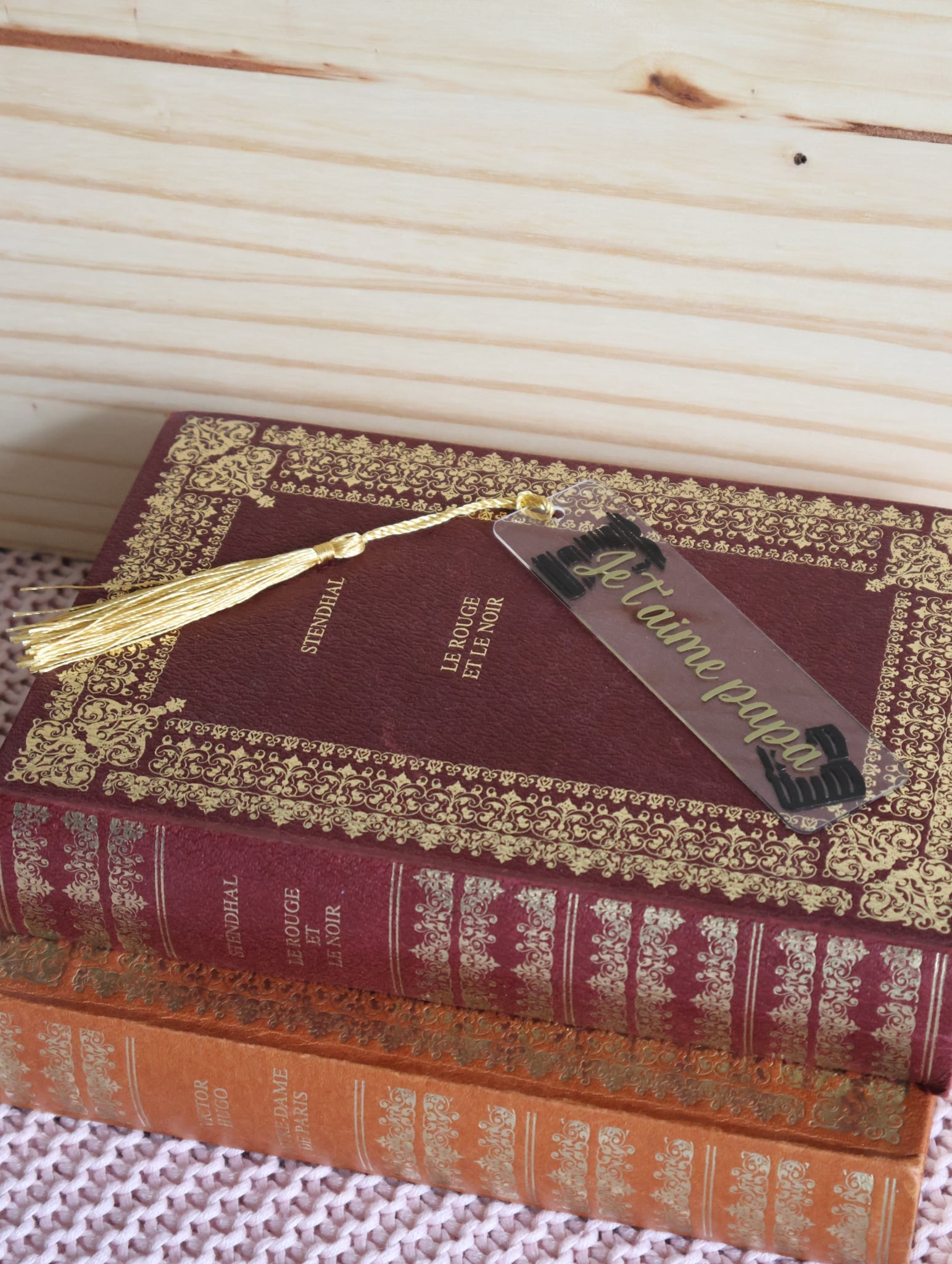 Marque page " Je t'aime Papa "