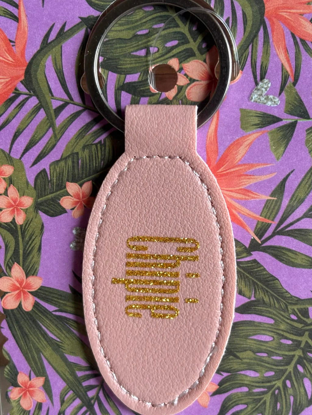 Porte clé message "Chipie"