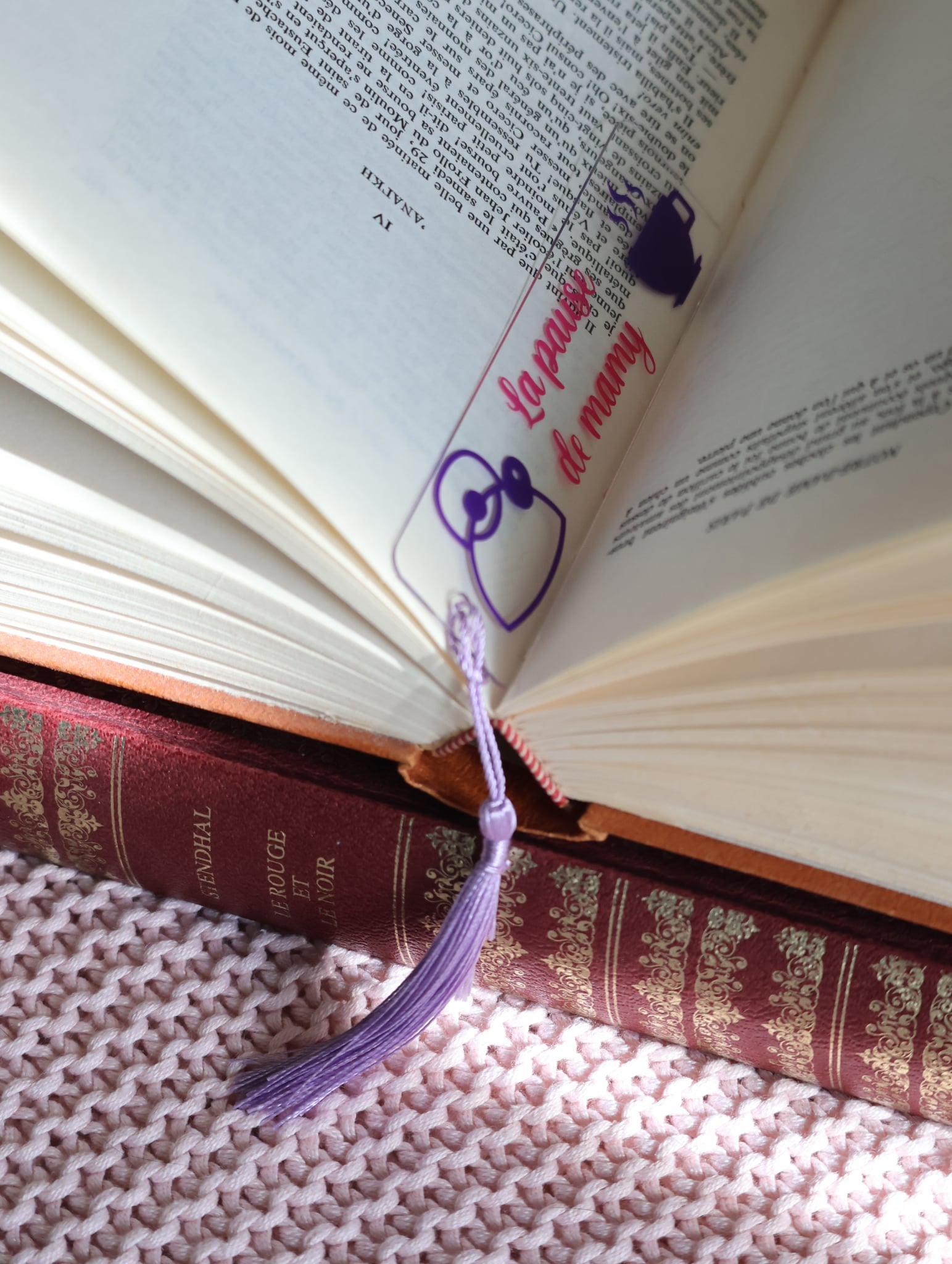 Marque page " La pause de mamy "