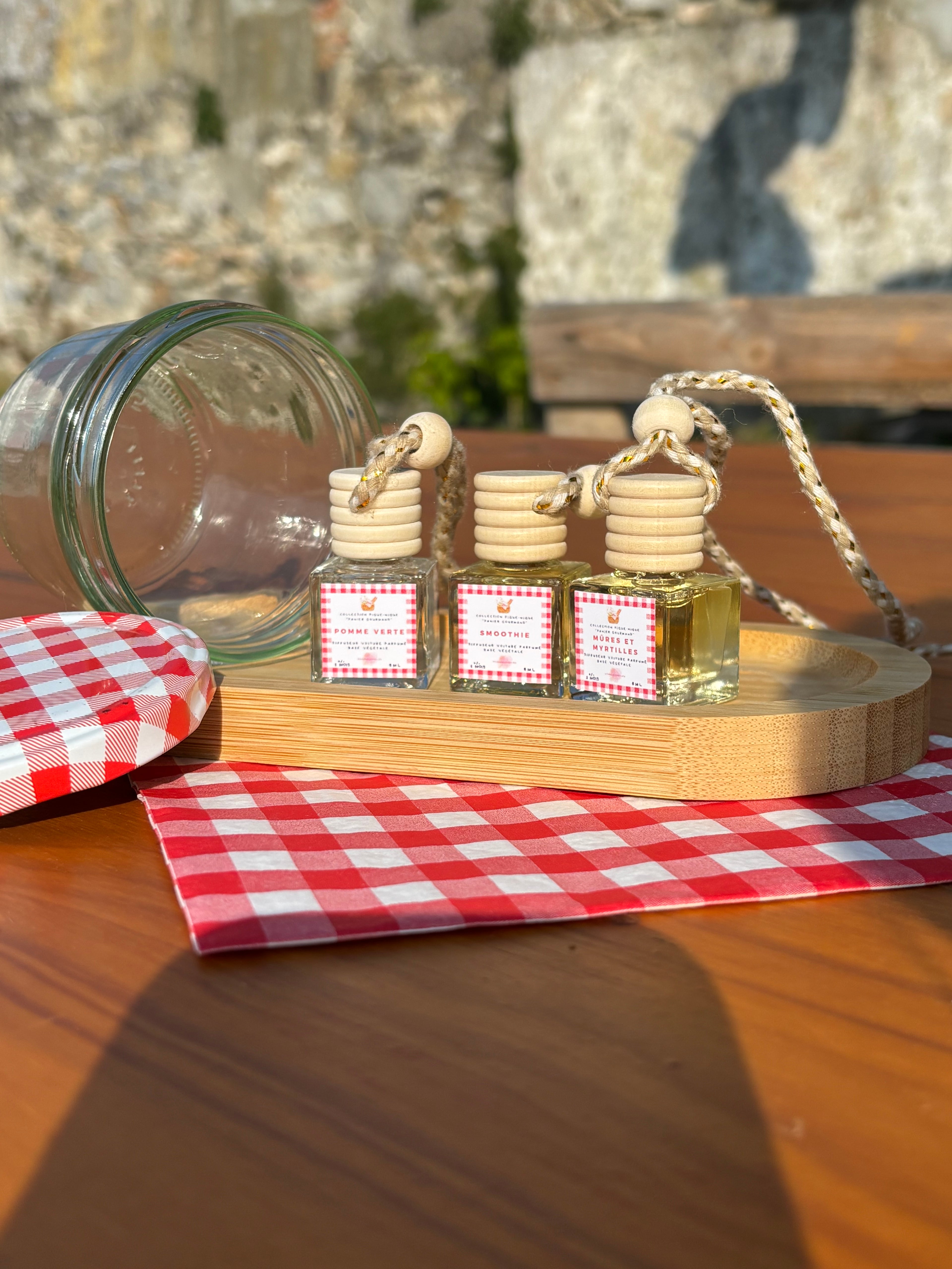 Coffret diffuseurs voiture « Panier Gourmand »