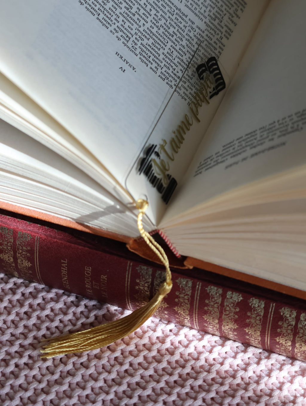 Marque page " Je t'aime Papa "