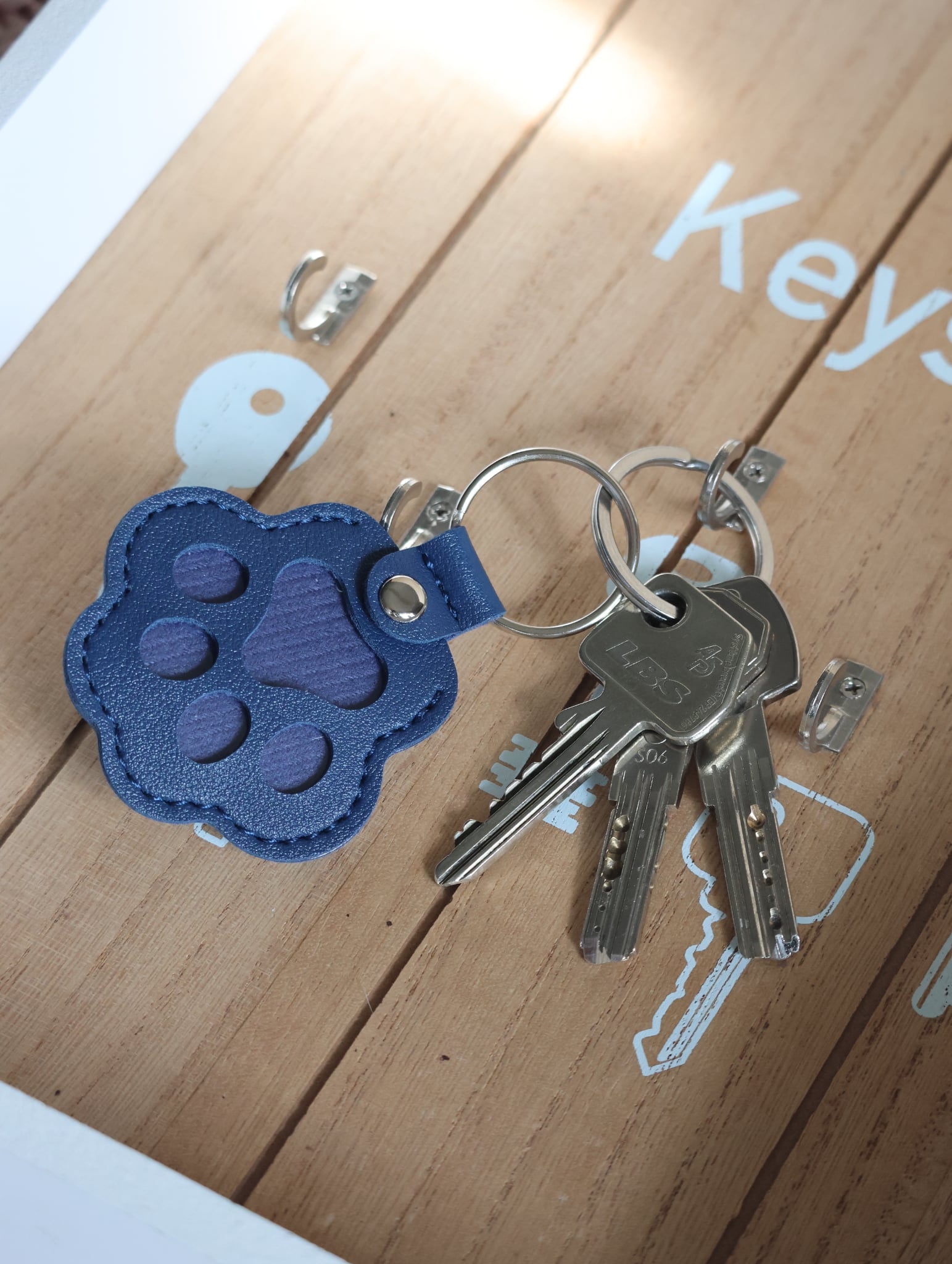 Porte clé " Pattes Marine "