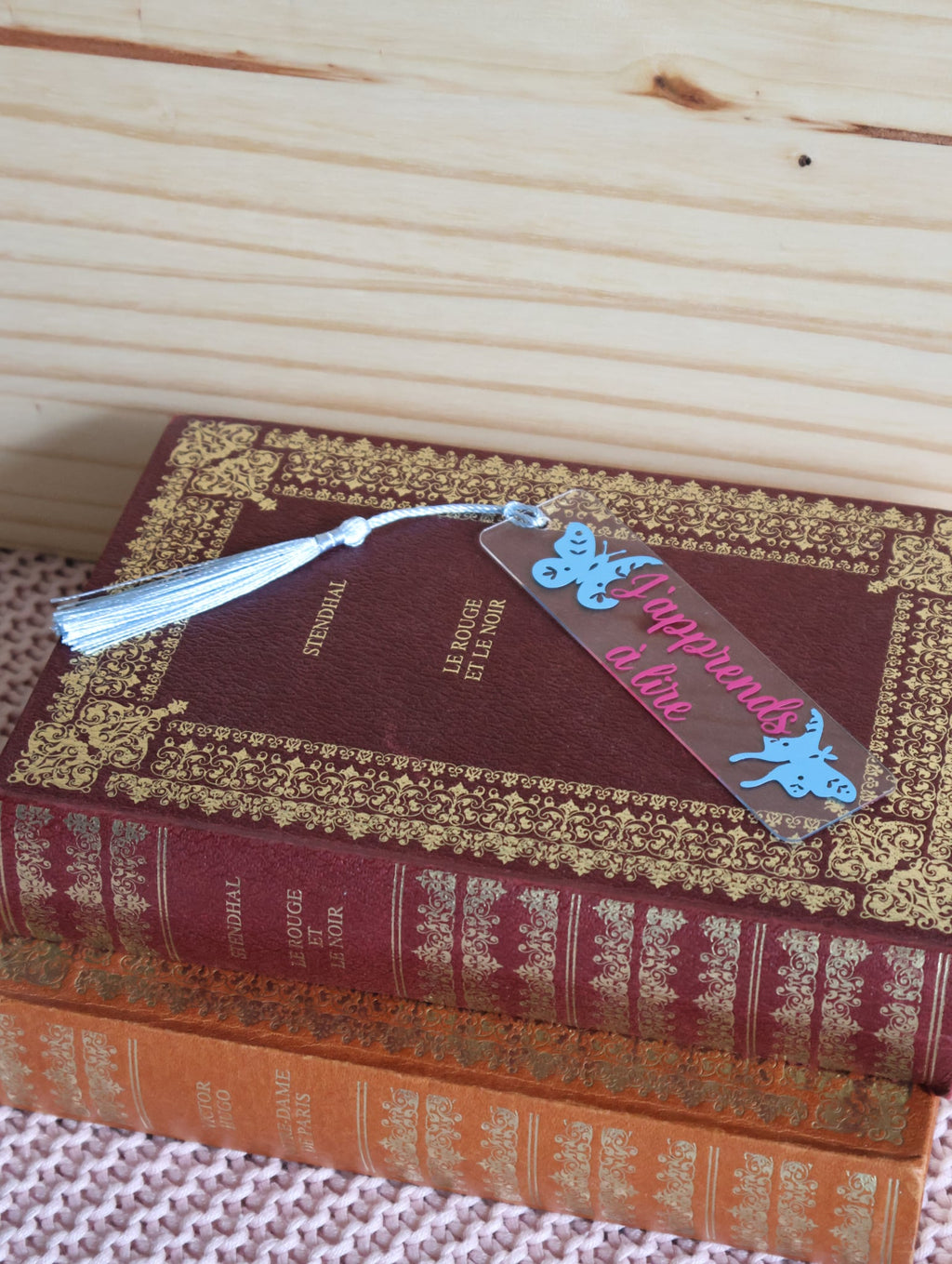 Marque page " J’apprends à lire " (fille)