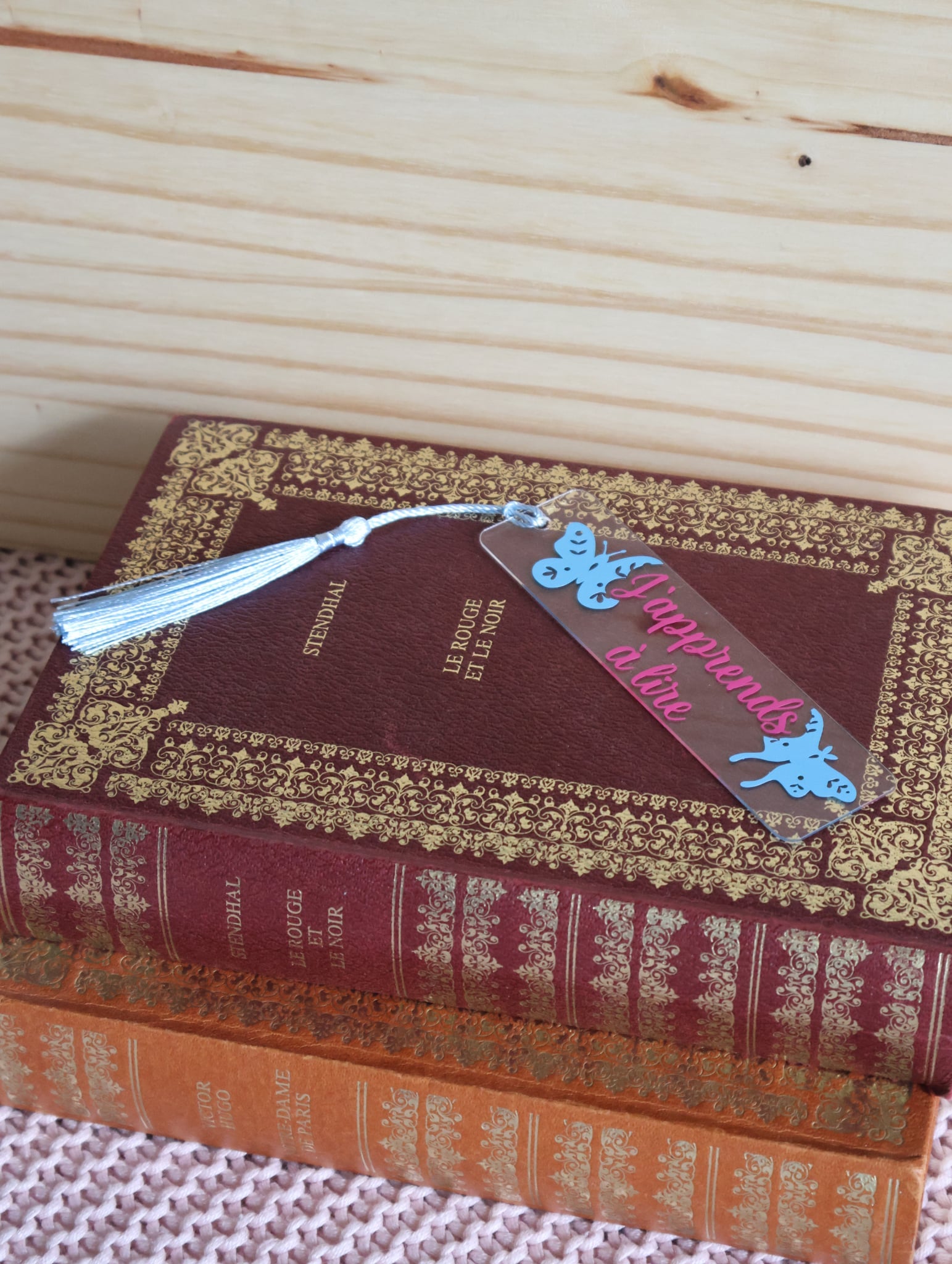 Marque page " J’apprends à lire " (fille)