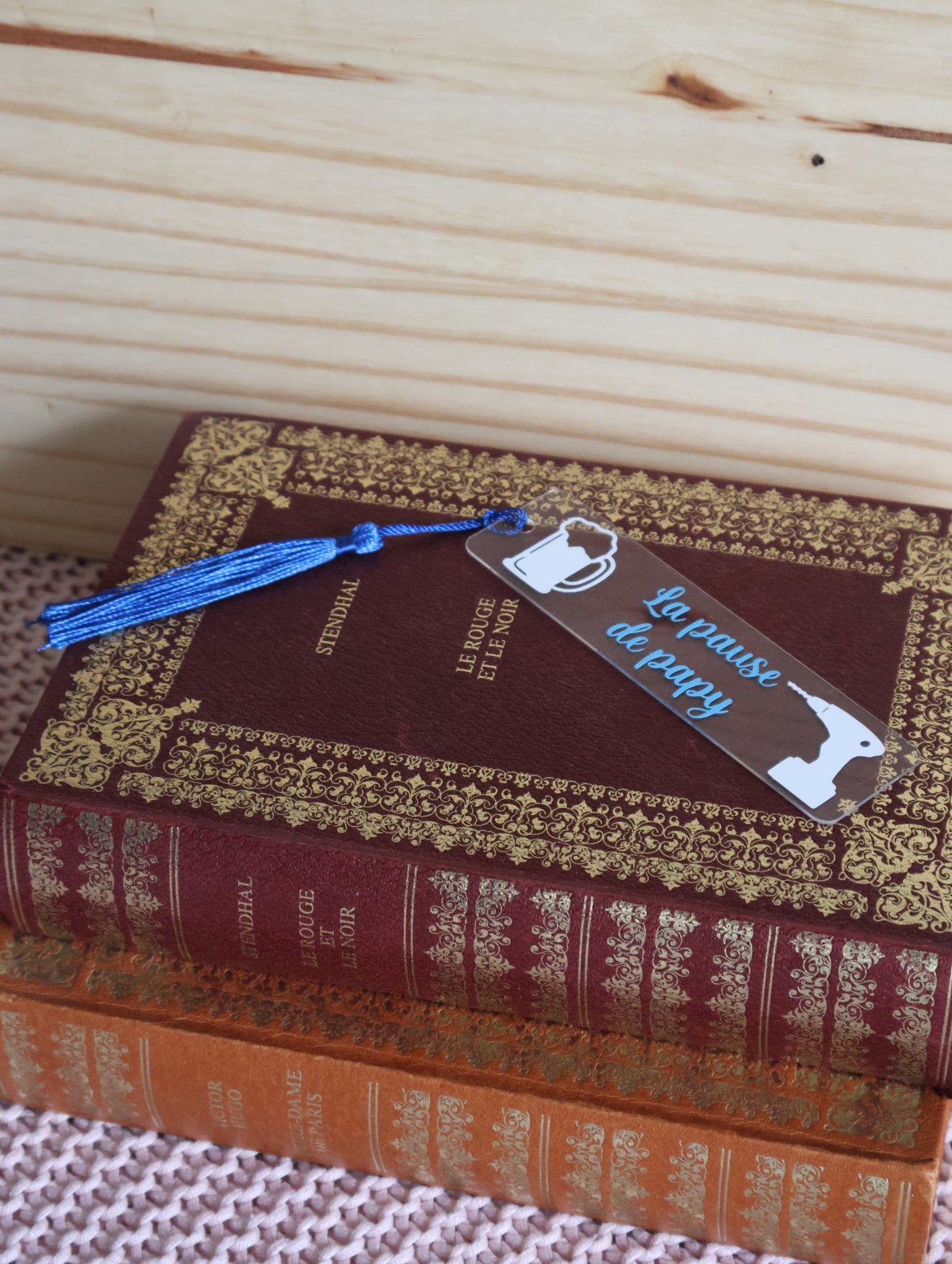 Marque page " La pause de papy "