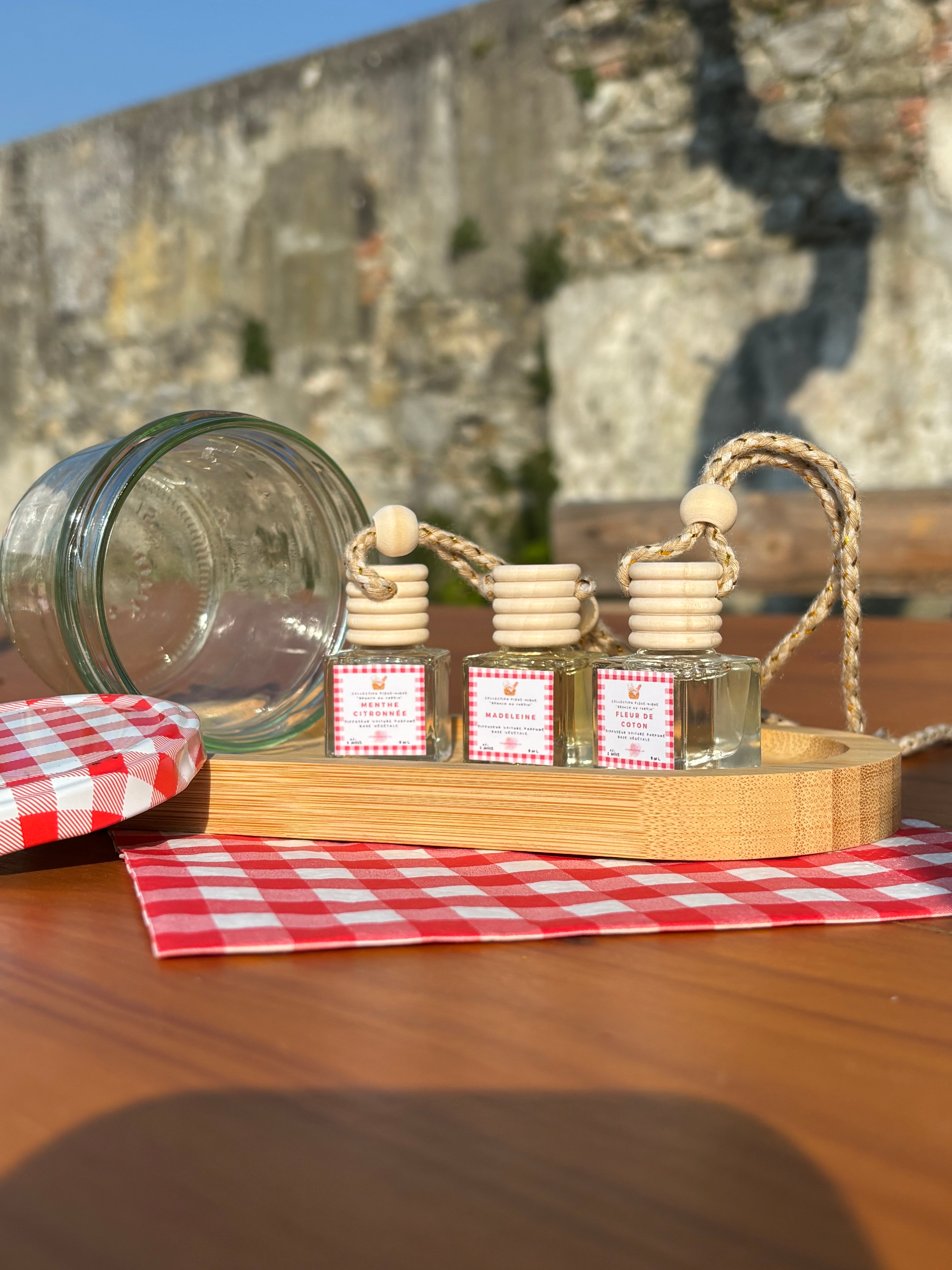 Coffret diffuseurs voiture « Brunch au Jardin »